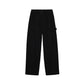 Black Viscose Casual Pants