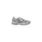 Silver Synthetic Athletic Sneakers