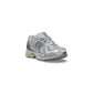 Gray Synthetic Athletic Sneakers