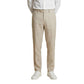 Beige Linen Casual Pants