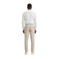 Beige Linen Casual Pants