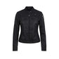 Black Polyamide Biker Jacket