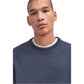 Blue Cotton Sweatshirt