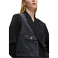 Black Polyester Blazer