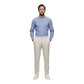White Linen Casual Pants
