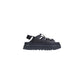 Black Polyethylene Flat Sandals