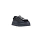 Black Polyethylene Flat Sandals