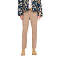 Beige Cotton Chino Pants