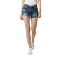 Blue Recycled Cotton Short And Mini Shorts