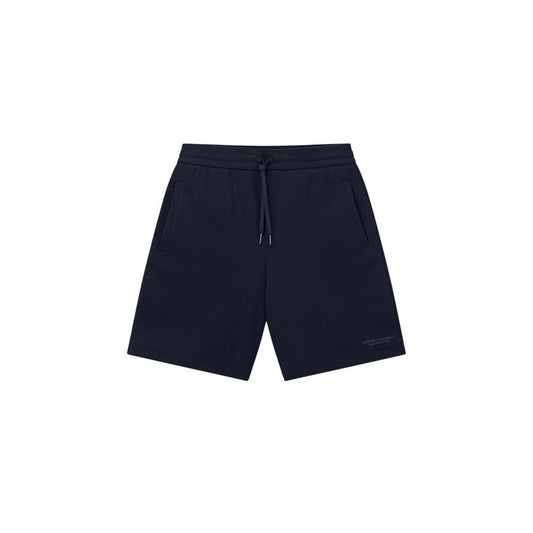 Blue Cotton Knee Length
