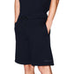 Blue Cotton Knee Length