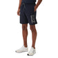 Blue Cotton Bermuda Shorts