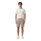 Beige Cotton Knee Length