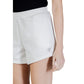 White Polyester Short And Mini Shorts