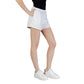 White Polyester Short And Mini Shorts