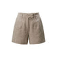 Beige Recycled Polyester Bermuda Shorts