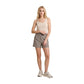Beige Recycled Polyester Bermuda Shorts