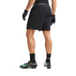 Black And White Polyester Bermuda Shorts