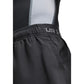 Black And White Polyester Bermuda Shorts