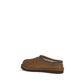 Brown Nubuc Leather Clogs