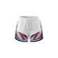 White Cotton Short And Mini Shorts