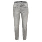 Grey Cotton Women's Jeans