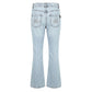 Blue Cotton Women's Jeans