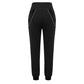 Black Cotton Women's Sweatpant