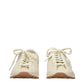 Beige Leather Sneakers