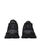 Black Fabric Athletic Sneakers