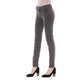 Gray Cotton Women Jeans