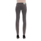 Gray Cotton Women Jeans