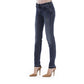 Blue Cotton Women Jeans