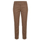 Brown Cotton Women's Pants