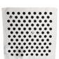 White Black Polka Dot Square Foulard Scarf