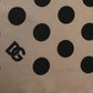 Beige Black Polka Dot Square Foulard Scarf