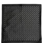 Black White Patterned Pocket Square Scarf
