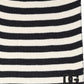 Black White Stripes Silk Knitted Shawl Scarf