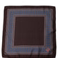Maroon Geometric Handkerchief Pocket Scarf