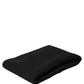 Men Black Cashmere Knitted Neck Warmer Scarf