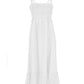 White Linen Casual Dress