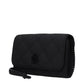 Black Leather Clutch Bag