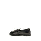 Black Calf Leather Bos Taurus Slip-On Loafers