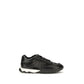 Black Fabric Low Top Sneakers