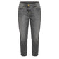 Grey Cotton Women Jeans