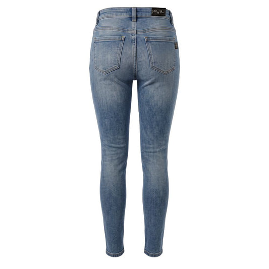 Blue Cotton Women Jean