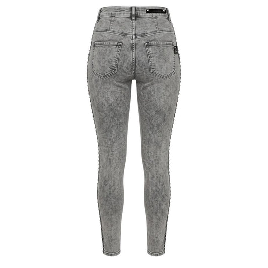 Grey Cotton Women Pants