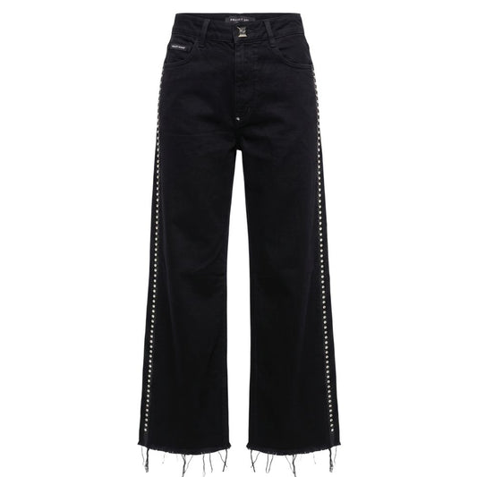 Black Cotton Women Pant
