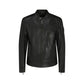 Black Lamb Ovis Aries Leather Jacket