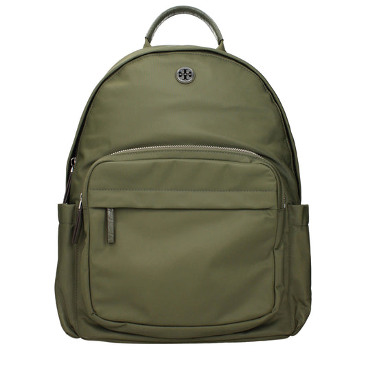 Green Nylon Backpack